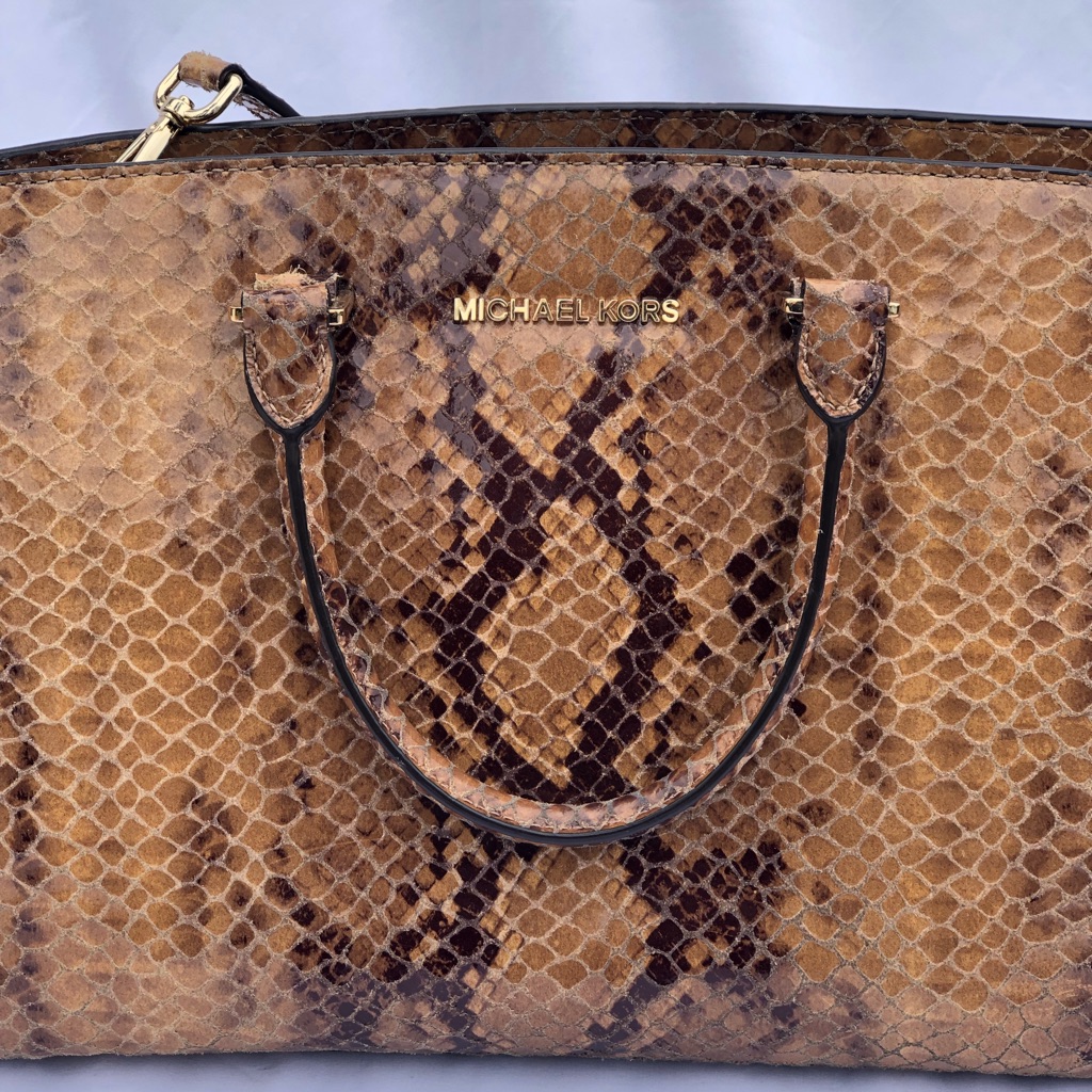 Michael Michael Kors Python Selma Tote